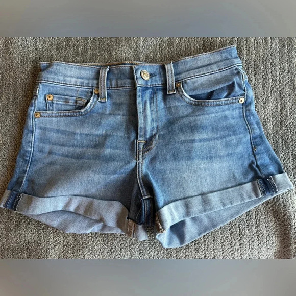 7 For All Mankind Pants - 7 For All Mankind Denim Shorts